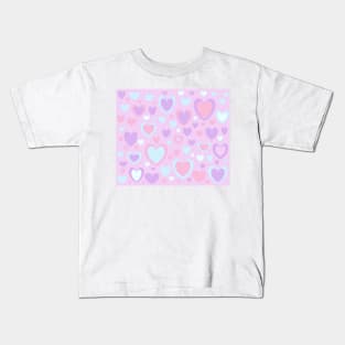 Unicorn Hearts Kids T-Shirt